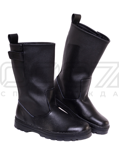 Сапоги юфть, кирза иск. мех-1