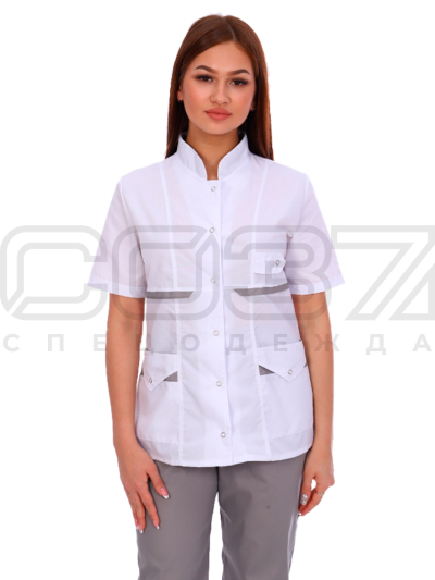 Костюм-санитарный-АР510-цв.-белый,-светло-серый-1