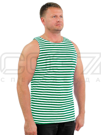 Майка-тельняшка-с-узким-плечом-цв.-зеленый-1