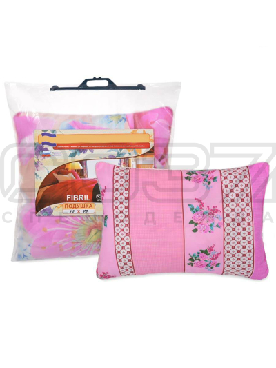 Подушка 50х70 см холлофайбер п-э (набивной) ручка 1