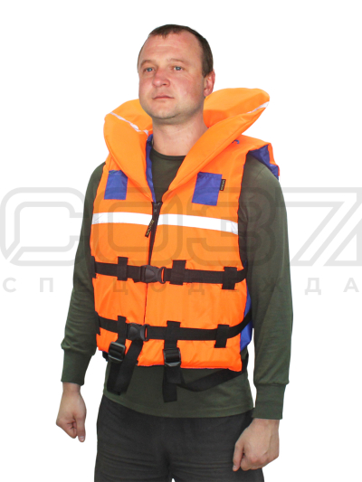 Жилет спасательный Викинг с воротником-1