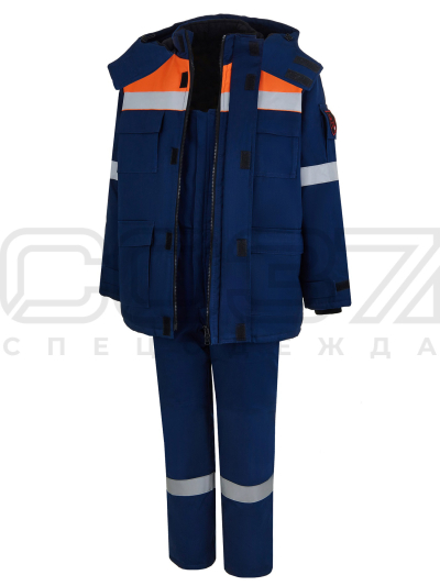 Костюм для защиты от термических рисков электрической дуги Энергия тип Г (куртка+брюки) (2)