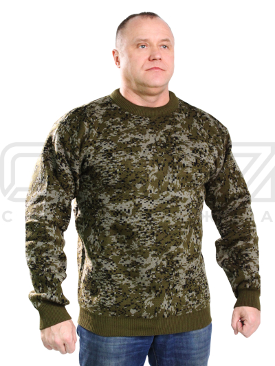 Свитер мужской Fisher цв.цифра тк.акрил